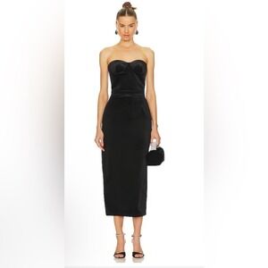 NWT‎ The New Arrivals by Ilkyaz Ozel Monique via Strapless Dress Black Sz 6